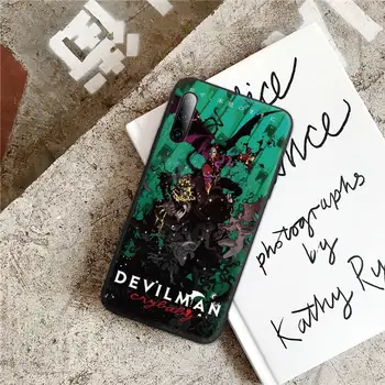 Devilman Crybaby Čierne Silikónové Mobilný Telefón Puzdro Pre Samsung Galaxy S9 S10 S20 S21 S30 Plus Ultra S10e S7 S8 Kryt