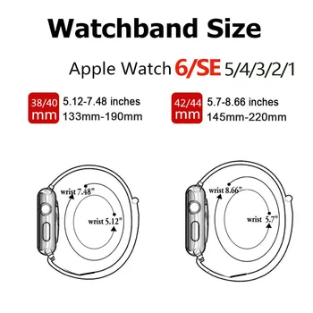 Slim Nylon Slučky Popruh pre Apple hodinky kapela 44 mm 40 mm 42mm 38mm smartwatch náramok náramok iWatch 5 3 4 se 6