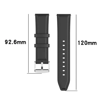 Vysoko Kvalitný Kožený opasok Pre LEMFO LF26 Smartwatch Príslušenstvo LF26 Mäkké Silikónové Gumy Športové Nahradenie Watchband Zápästie