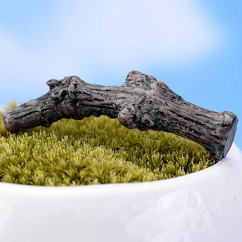 Mini Umelé Suché Konáre Stromov Rozprávková Záhrada Miniatúrne DIY Terária Príslušenstvo Succulents Micro Krajiny Dekorácie