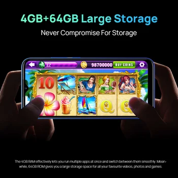 DOOGEE X96 Pro Android 11 mobilné telefóny 4GB RAM, 64 GB ROM Octa-Core 13MP Quad Fotoaparát Smartphony Mobilný Telefón 5400mAh 2021 Nové