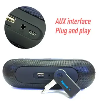2 v 1 Bezdrôtové Bluetooth-kompatibilné 5.0 Prijímač Vysielač Adaptér 3,5 mm Jack Pre Auto Hudbu, Audio Aux konektor pre Slúchadlá Prijímačom