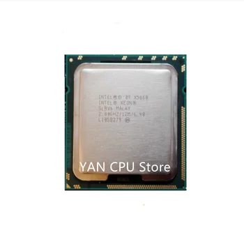 Doprava zadarmo Intel Xeon X5660 2.8 GHz Šesť Základných 12M Procesor LGA1366 Server CPU
