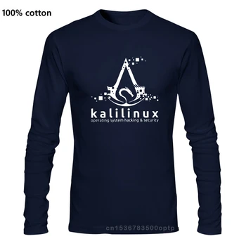 Tlač Kali Operačný Systém Linux Hacking A Bezpečnosti Tričko pánske Bavlna T-Shirt Návratu, Ubuntu, Mint Tees Oblečenie