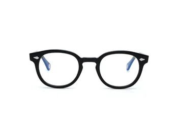 Johnny Depp 100. výročie pamätnej pôvodné lemtsoh oválne okuliare mužov a žien retro optické krátkozrakosť, okuliare, rám