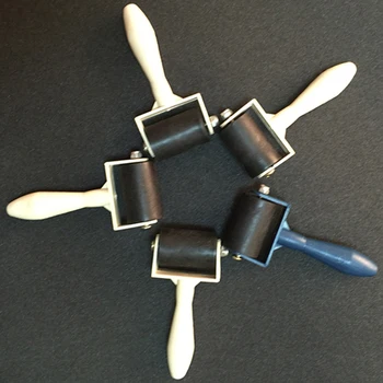 Non-Stick Navi Pin Hliny Navi Keramiky Koľajových Pin Modelovací Nástroj Razenie Brayer Art Clay Nástroje Pre Plavidlá, 3.5*8*11 cm