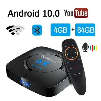 H616 Android 10.0 TV Box 6K Wifi 2.4 G&5.8 G hlasový Asistent, Video, TV, Bluetooth, TV Box Rýchlo Set-top-Box