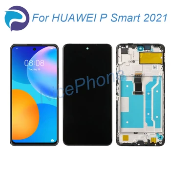 HUAWEI P Smart 2021 Obrazovka LCD + Dotyk Digitalizátorom. Displej 2400*1080 PPA-LX2 P smart 2021 LCD Displej Náhradné Zhromaždenie