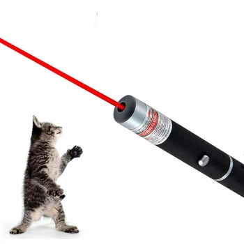 Vtipné Pet LED Laser Cat Hračka Laser Cat Hračka Ukazovateľ Svetelné Pero Interaktívne Hračka Ukazovateľ pre Pracovné Vyučovanie Školenia Mini Baterka