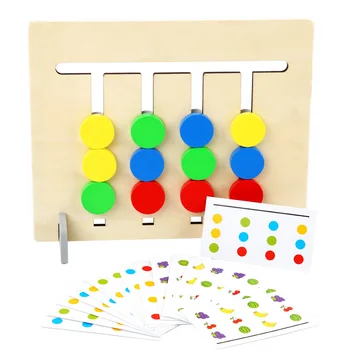 Farby a Plody Obojstranný Zodpovedajúce Hry Detí Logické Uvažovanie Hry Hračka Hračka Montessori
