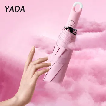 YADA Luxusné 8 Rebrá Anti UV Prenosné Skladacie Automatické Dáždniky Pre Muža, Ženy Dážď Veľké Vetru Dáždnik Parasol YD210001