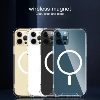 Luxusná Značka Magnet puzdro Pre Apple IPhone 12 Mini Pro Max 12Pro 12Mini Magnetické Pre IPhone12 Magnetický Kryt Príslušenstvo