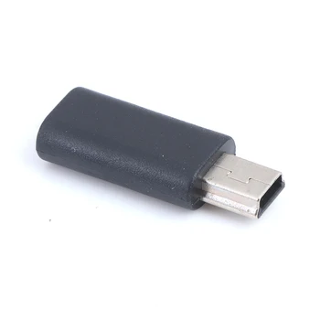 Veľkoobchod telefón, Mini Micro USB Samicu na Mini Micro USB Muž Adaptér pre Nabíjačku Converter Adaptér doprava zadarmo