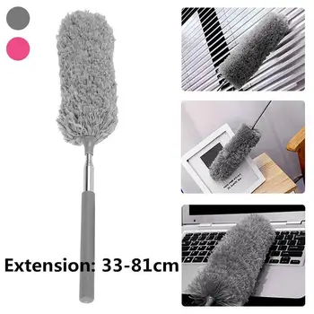Adjutable Telescopic Microfibre Duster Brush Car Furniture Cleaner Extend Stretcher Feather Home Duster Household Cleaning Brush