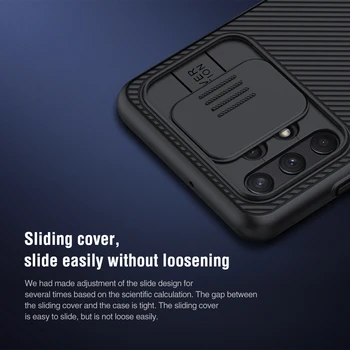 Nillkin pre Samsung Galaxy A32 5G Prípade Camshield Posuňte Fotoaparát Pokrytie Slim Pevného PC Matné Štít pre Samsung Galaxy A32 4G Prípade