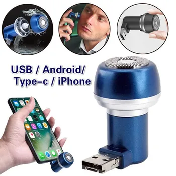USB prenosné magnetické sacie mobilný telefón holiaci strojček Blesk/micro/Typ-C port napájanie pre mobilný telefón power Bank