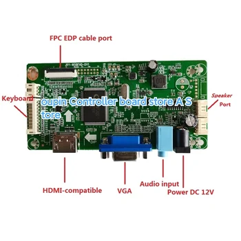 Pre B116XTN02.3 HW0A/B116XTN02.3 HW4A Radič rada PV 1 366 x 768 LED VGA LCD kompatibilný s HDMI DIY OVLÁDAČA monitora 30pin