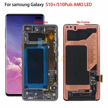 Pre SAMSUNG Galaxy s rezacím zariadením S10 G973F/DS G973F G973 S10 Plus G975 G975F G975F/DS Dotykový Displej Digitalizátorom. NOVÝ, ORIGINÁLNY AMOLED LCD S10