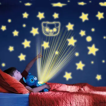 Hviezda Brucho Plyšové Hračky Plyšové Zvieratko Nočné Svetlo Projektora Sen Upokojujúce Lite Hračky, Vianočné Darčeky Pre Deti Deti Bábiky