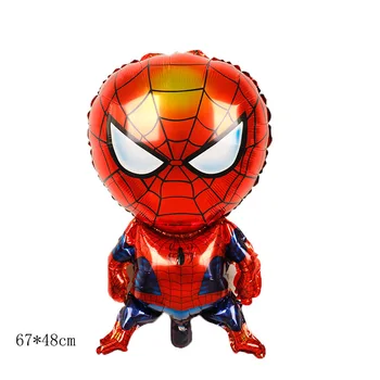 Marvel Avengers Spider-Man, Kapitán Amerika Q Charakter Vodíka Balón Strany Špeciálny Darček K Narodeninám Pre Deti