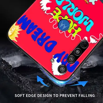 Bangtans Nádej Sveta Prípade pre Motorola Moto G9 Hrať G8 Power Lite Jeden Fusion Plus G Pero, Čierna Telefón Shell Kryt G30 Okraji Sac