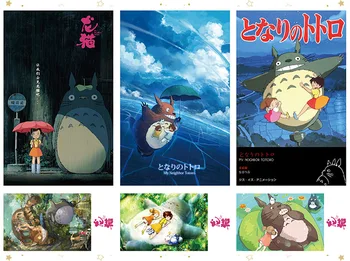180 Ks/Set Môj Sused Totoro Pohľadnicu DIY Cartoon Pohľadnice Správu Karty Vianoce a Nový Rok darčeky