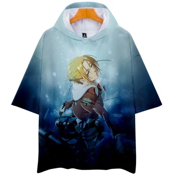 Módny Dizajn Mužov/Žien Streetwear Útok na Titan Tričko Anime pánske mikiny tričká, Letné Krátkym Rukávom Unisex Voľné topy