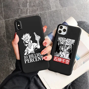 Anime Dr. Kameň Ishigami Senkuu Telefón puzdro pre iPhone 12 11 Pro Mini Max XR X 8 7 6 Plus XS SE 2020 Kryt Silikónové Coque Fundas
