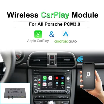 Bezdrôtové Apple Carplay Modul Pre Porsche PCM3.0 Android Auto Mirrorlink 911 Mancan Panamera Cayenne Auto Príslušenstvo AI BOX