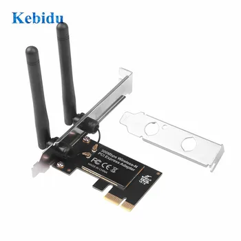 KEBIDU dvojpásmový Bezdrôtový TXA081 5 ghz/2.4 GHzr WiFi Sieťová Karta Adaptéra 8192 PCI-Express na PC Desktop Windows 10
