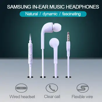 In-Ear Slúchadlá Zátkové Chrániče Sluchu Slúchadlá Pre Android Mobilný Telefón, Káblové Slúchadlá In-Ear Headset Pre Samsung Galaxy S6/S5/S4