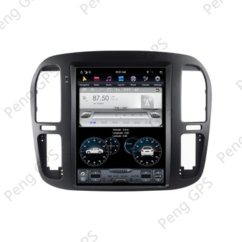 4+128G Auto CD, DVD Prehrávač, GPS Navigáciu Pre Toyota Land Cruiser LC100 Tesla Štýl Android Rádio Auto Stereo Multimediálne Headunit
