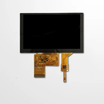 5.0 inch 800*480, ILI5960/ILI6122, 16/18/24 bit RGB rozhranie, vysoký jas TFT LCD s dotykovým panelom