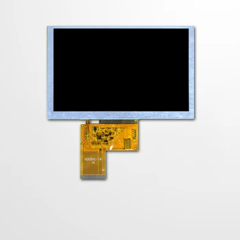 5.0 inch 800*480, ILI5960/ILI6122, 16/18/24 bit RGB rozhranie, vysoký jas TFT LCD s dotykovým panelom