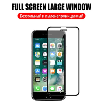 5000D Úplné Ochranné Sklo Pre iPhone SE 2020 6 6 7 8 Plus Tvrdeného Screen Protector iphone6 iphone7 iphone8 Bezpečnostné Sklo Film