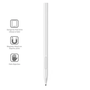 2021 Nové Aktívne Stylus Pen Pre iPad Ceruzka s Palm Zamietnutie Pre Apple Ceruzka 2 1 iPad Pro 11 12.9 2020 2019 7. Gen dotykové pero