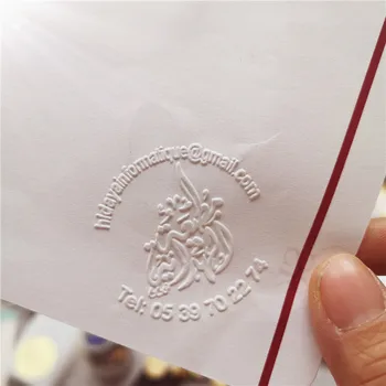 Nový Dizajn Vlastný Obrázok, Logo List arabský jazyk Osobné Embosser Pečiatku na svadbu meno dátum iniciály