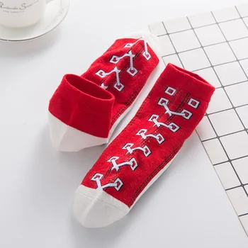 Bavlna dámske Ponožky Nové Zaujímavé Dizajnér Dámy Ponožky Módne Harajuku Dámy Roztomilý Študent Dievčatá Letné Športové Ponožky