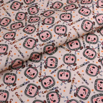 Pol Metra Bavlnenej Tkaniny Cartoon Vytlačené na Šitie, Prešívanie Tkaniny pre Patchwork Vyšívanie, HOBBY Ručné Príslušenstvo