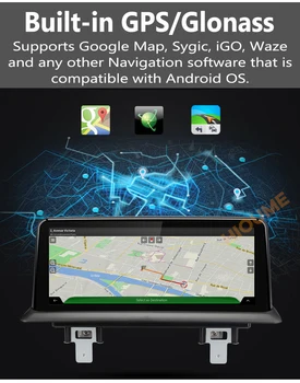 8core Android 10 8 gb ROM Auto Multimediálny Prehrávač, GPS Navigáciu pre BMW 3Series F30 F31 F34 4Series F32 F33 F36