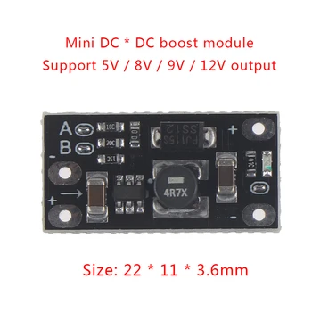 Mini DC-DC Boost Krok Converter Regulátor PCB Dosky Modul Môže Sady