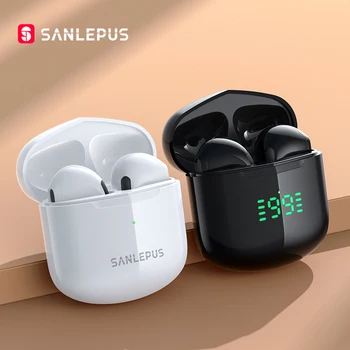 SANLEPUS SE12 Pro Slúchadlá Bluetooth Bezdrôtové Slúchadlá TWS Herné Headset HiFi Stereo Slúchadlá S Mikrofónom Pre iPhone Android