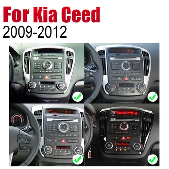 Auto DVD Prehrávač Pre Kia Ceed 2009 2010 2011 2012 Auto Radio 2 Din Android GPS Navigácie BT, Wifi Mapu Multimediálny systém Stereo