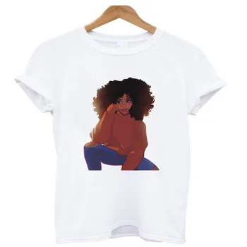 Poemyi Africké Čierne Dievča Prúžky Tepelnej Nálepky na Oblečenie DIY Umývateľný T-shirt Žehlička na Patche pre Oblečenie, Módne Patch Q