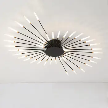 Nordic moderný minimalistický tvorivé ohňostroj LED stropné svietidlo obývacia izba, spálňa luster domáce osvetlenie