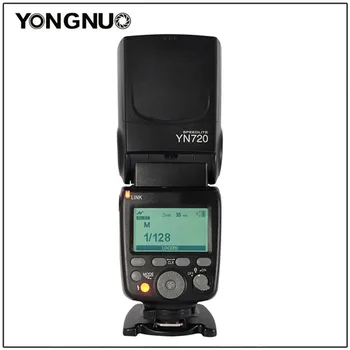 YONGNUO YN720 Blesk Speedlite Bezdrôtový Flash Master Slave Speedlite GN60 LCD Displej W/Batéria pre Canon, Nikon, Sony DSLR Fotoaparát