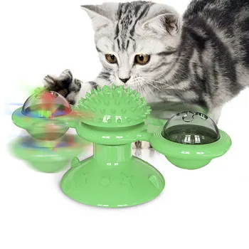 Cat hračka Gramofónu Provokujúcej Interaktívne Pet žuť hračka s Catnip Mačka Škrabe Šteklenie Pet loptu hračky Mačka Dodávky