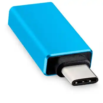 USB 3.1 na USB Typu C OTG Modrá pre Samsung Galaxy s rezacím zariadením S10/S9/S8/A50/A40/A30 Xiao Mi 10/Pro/9T/A3 Redmi Poznámka 9/8/7