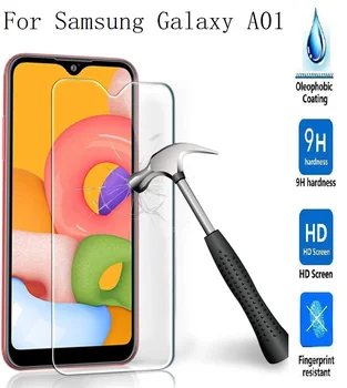 Tvrdené Sklo Na Samsung Galaxy A01 Screen Protector 9H 2.5 D Telefónu Na Ochranné Sklo Na Samsung A01 Sklo