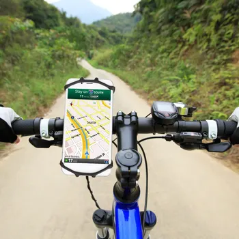 Požičovňa Držiaka Telefónu, 360 Otočná Bicykli Silikónové Telefón Pripojiť Univerzálny Bicykel Motocykel Nastaviteľné Riadidlá Mobilný Telefón Majiteľa